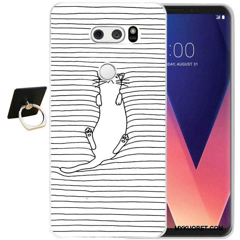 Kuori Lg V30 Suojaus Puhelimen Kuoret Musta, Kotelo Lg V30 Laukut