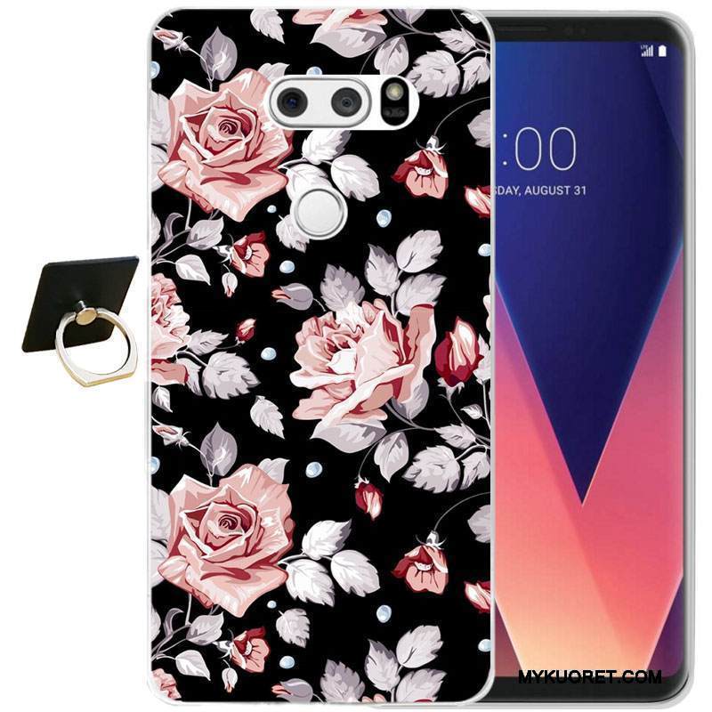Kuori Lg V30 Suojaus Puhelimen Kuoret Musta, Kotelo Lg V30 Laukut