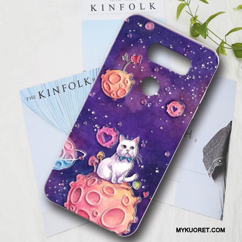 Kuori Lg V30 Suojaus Vihreä Puhelimen Kuoret, Kotelo Lg V30 Luova Kova Murtumaton