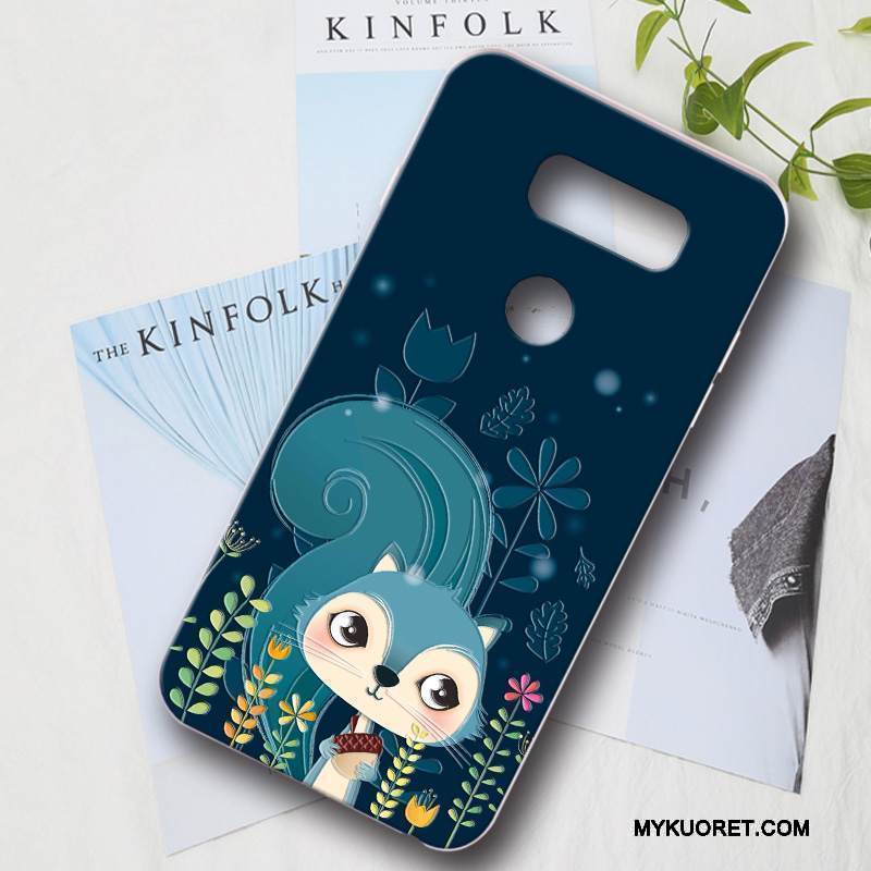 Kuori Lg V30 Suojaus Vihreä Puhelimen Kuoret, Kotelo Lg V30 Luova Kova Murtumaton