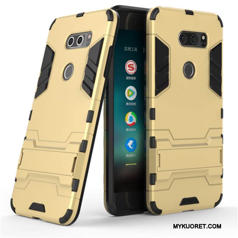 Kuori Lg V30 Tuki Sininen Murtumaton, Kotelo Lg V30 Suojaus Trendi