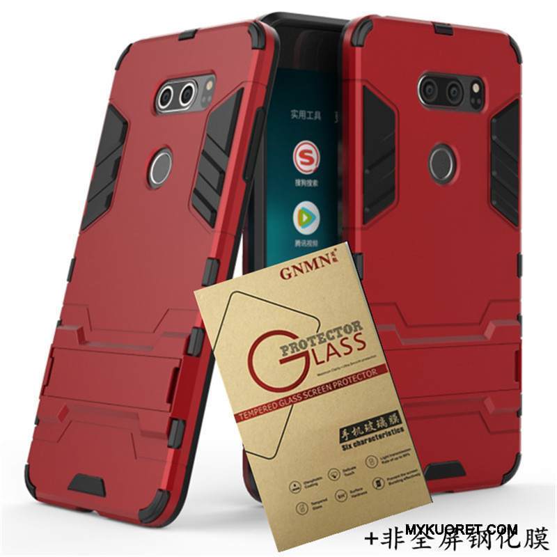 Kuori Lg V30 Tuki Sininen Murtumaton, Kotelo Lg V30 Suojaus Trendi