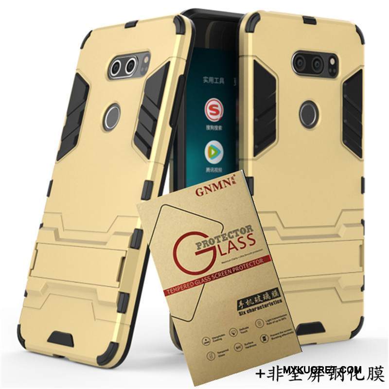 Kuori Lg V30 Tuki Sininen Murtumaton, Kotelo Lg V30 Suojaus Trendi