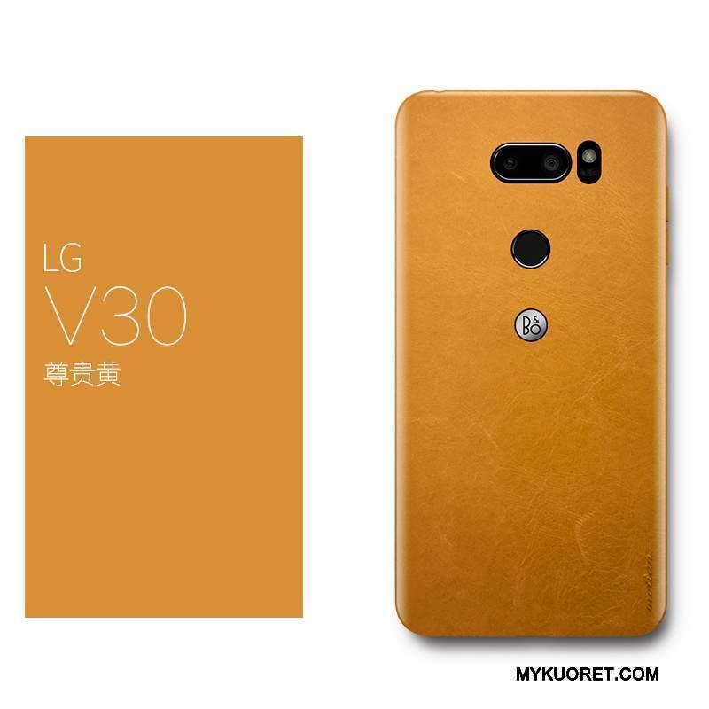 Kuori Lg V30 Ylellisyys Ohut Punainen, Kotelo Lg V30 Laukut Ultra Puhelimen Kuoret