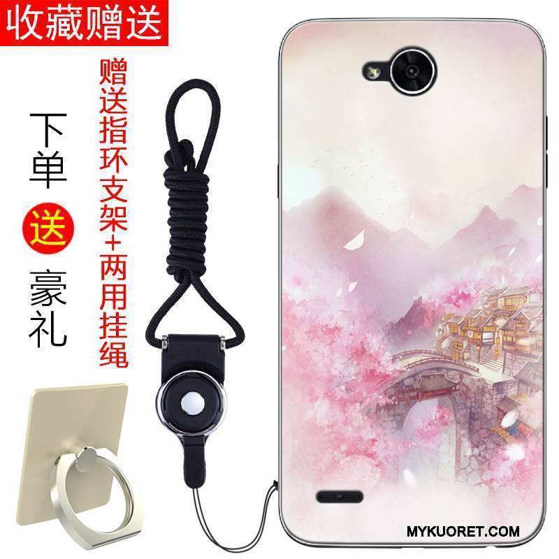 Kuori Lg X Power 2 Laukut Puhelimen Kuoret Trendi, Kotelo Lg X Power 2 Pehmeä Neste Taide Punainen