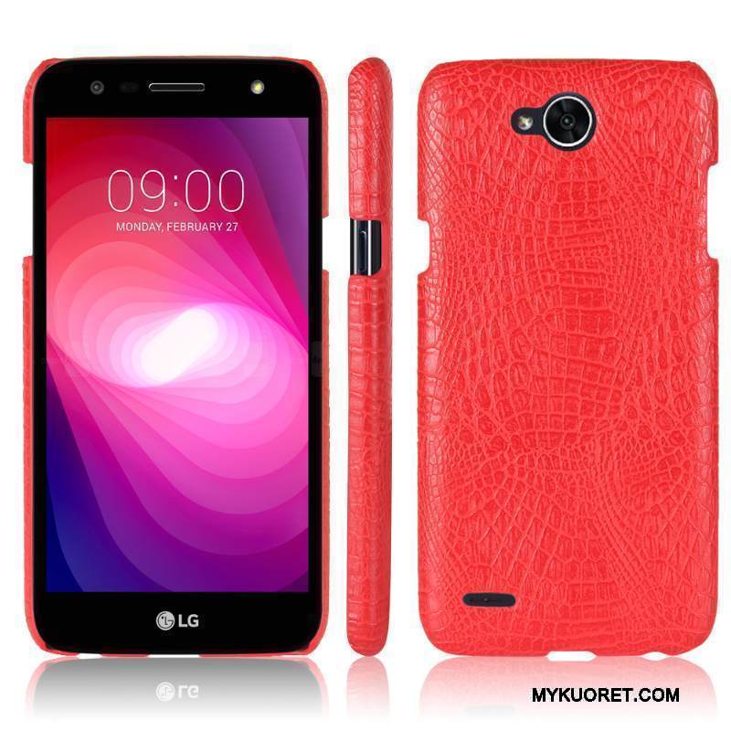 Kuori Lg X Power 2 Nahka Kukkakuvio Uusi, Kotelo Lg X Power 2 Suojaus Vaaleansininen Puhelimen Kuoret