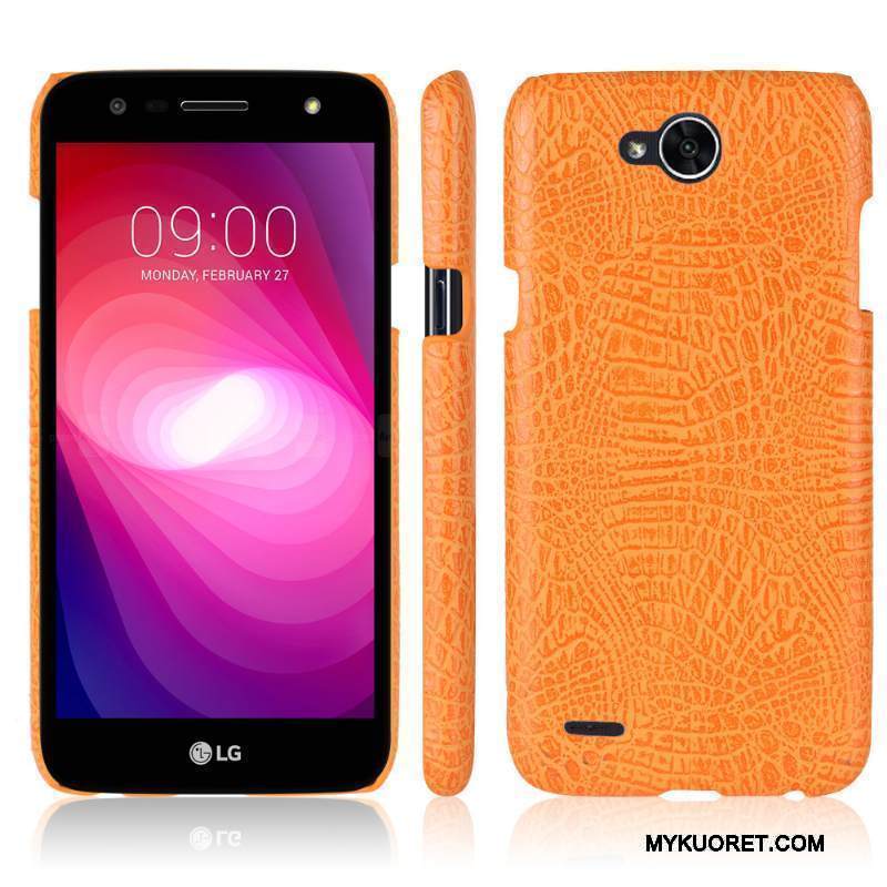 Kuori Lg X Power 2 Nahka Kukkakuvio Uusi, Kotelo Lg X Power 2 Suojaus Vaaleansininen Puhelimen Kuoret