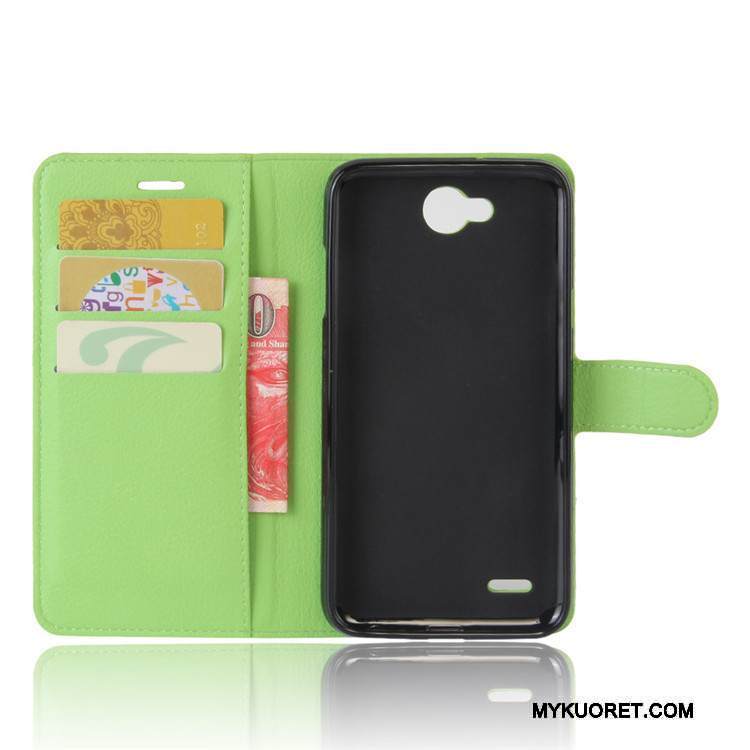 Kuori Lg X Power 2 Nahka Musta, Kotelo Lg X Power 2 Salkku