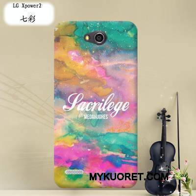 Kuori Lg X Power 2 Pehmeä Neste Läpinäkyvä Puhelimen Kuoret, Kotelo Lg X Power 2 Suojaus Violetti