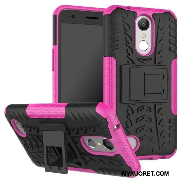 Kuori Lg X Power 2 Suojaus Puhelimen Kuoret Punainen, Kotelo Lg X Power 2 Kukkakuvio Murtumaton