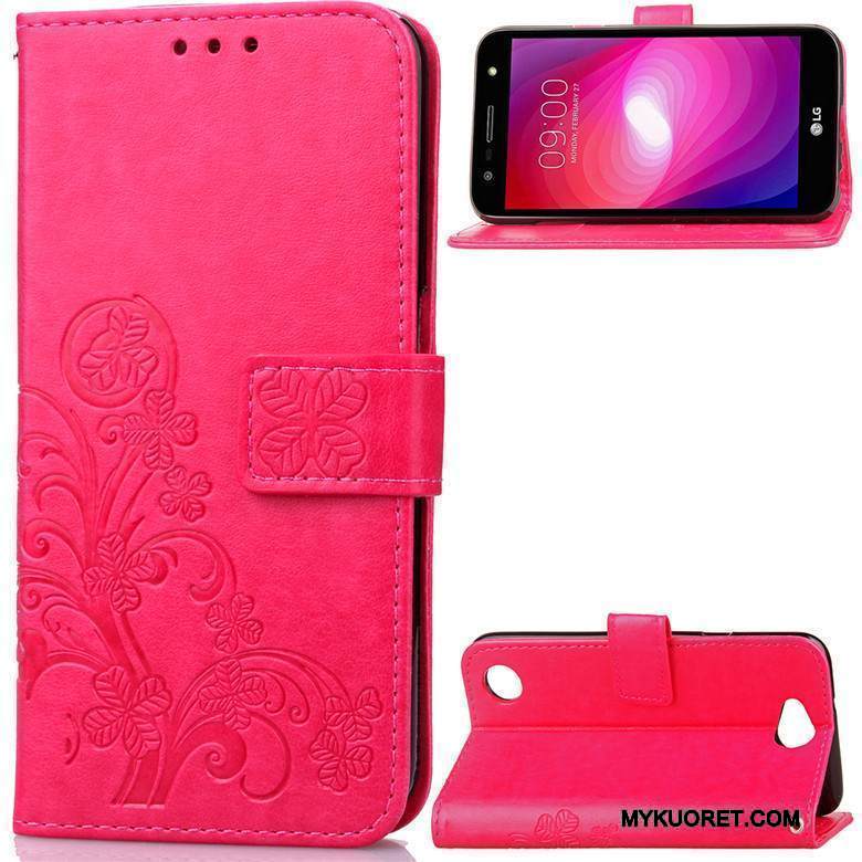 Kuori Lg X Power 2 Suojaus Puhelimen Kuoret Violetti, Kotelo Lg X Power 2 Nahka Murtumaton