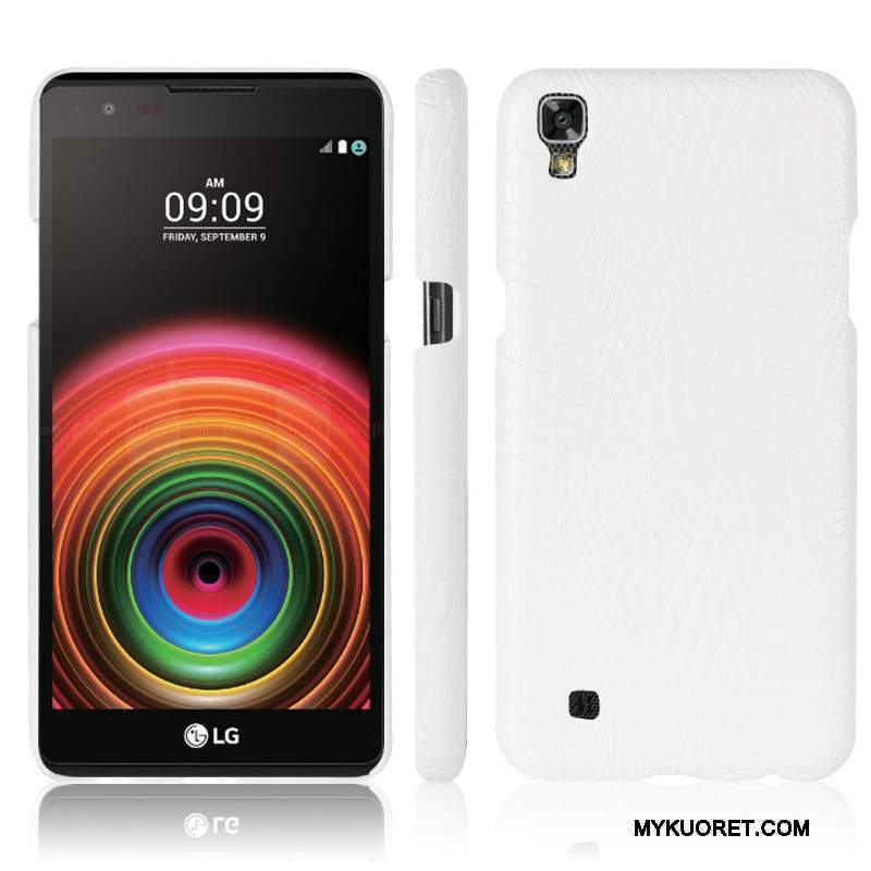 Kuori Lg X Power Luova Krokotiili Murtumaton, Kotelo Lg X Power Nahka Puhelimen Kuoret Jauhe