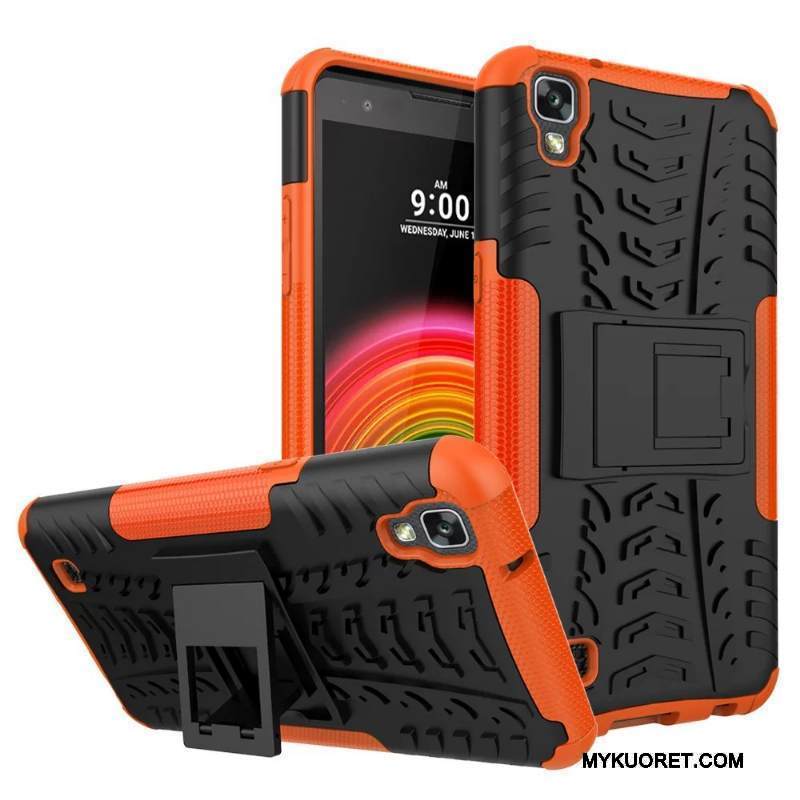 Kuori Lg X Power Suojaus Puhelimen Kuoret Vihreä, Kotelo Lg X Power Luova Kolme Puolustusta Liukumaton