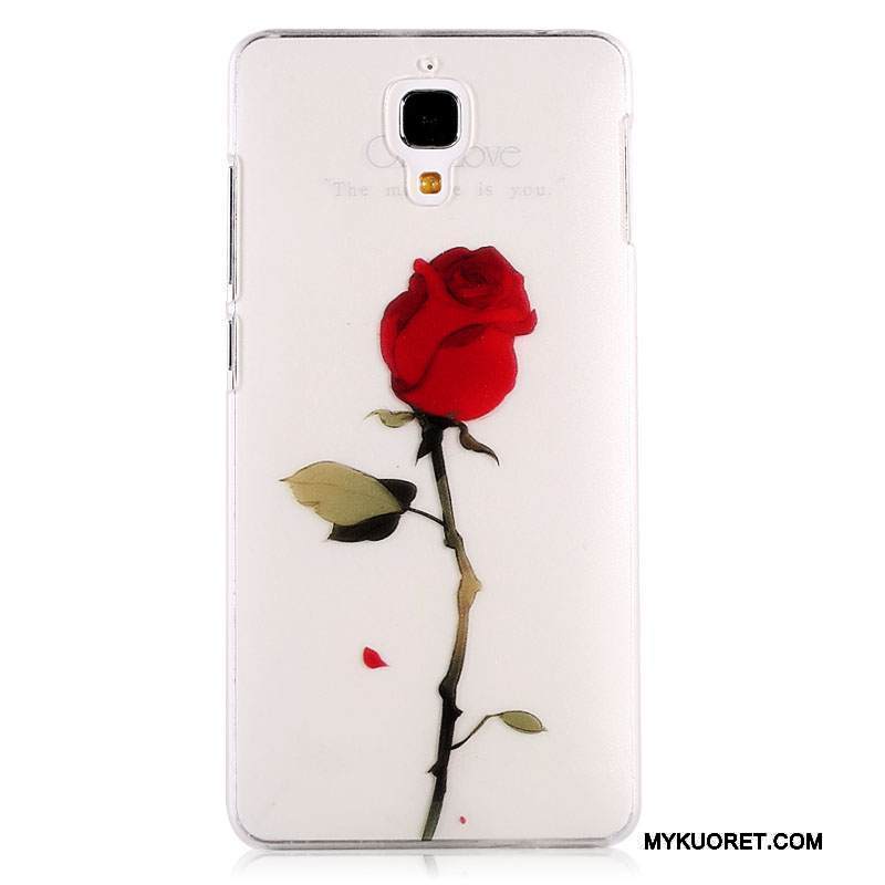 Kuori Mi 4 Maalaus Trendi Pesty Suede, Kotelo Mi 4 Monivärinen Pieni Ohut