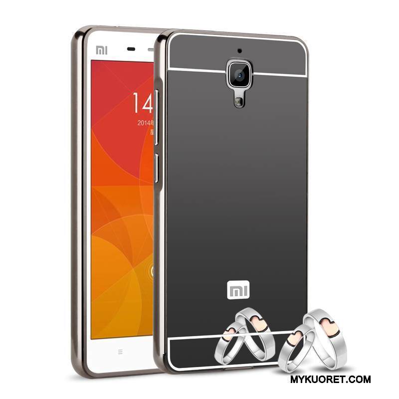 Kuori Mi 4 Metalli Peili Pieni, Kotelo Mi 4 Suojaus Puhelimen Kuoret Jauhe