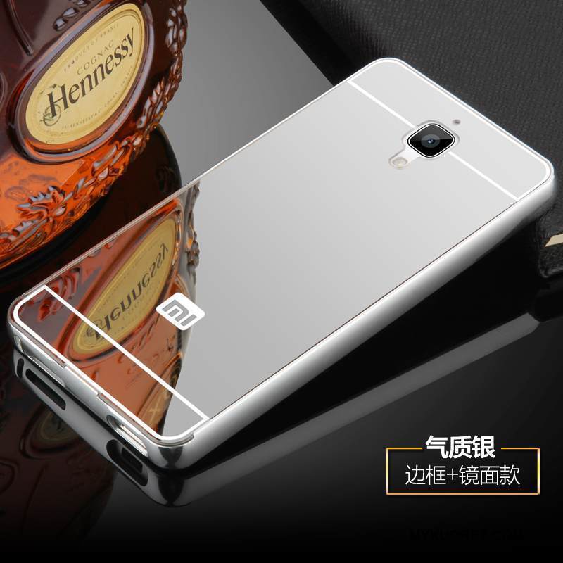 Kuori Mi 4 Metalli Peili Pieni, Kotelo Mi 4 Suojaus Puhelimen Kuoret Jauhe