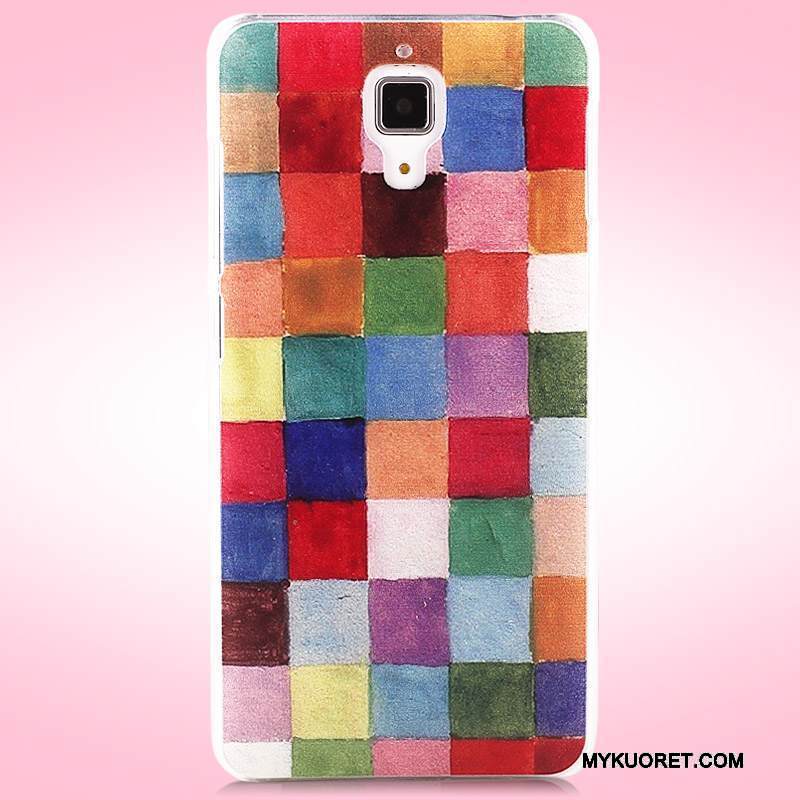 Kuori Mi 4 Monivärinen Kova Puhelimen Kuoret, Kotelo Mi 4 Suojaus Pieni