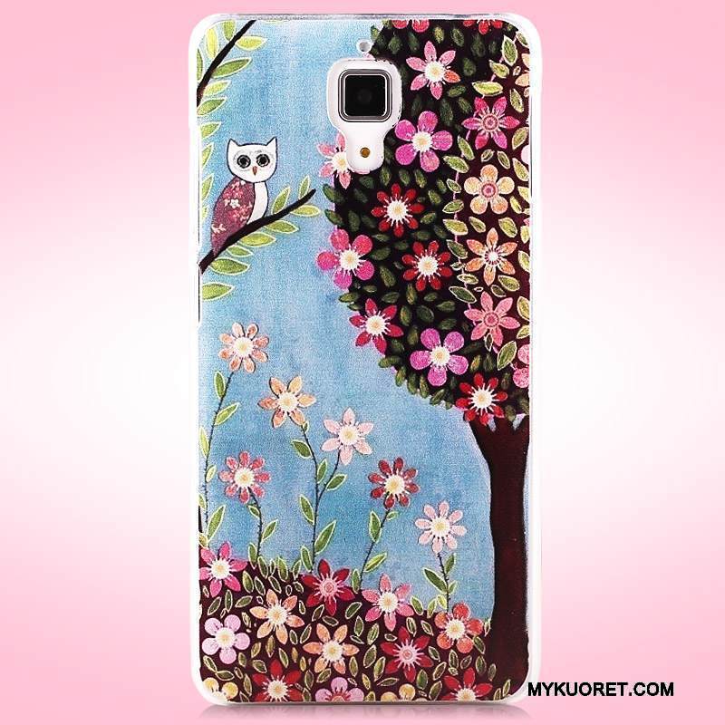 Kuori Mi 4 Monivärinen Kova Puhelimen Kuoret, Kotelo Mi 4 Suojaus Pieni