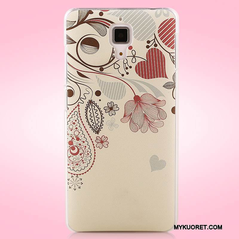 Kuori Mi 4 Monivärinen Kova Puhelimen Kuoret, Kotelo Mi 4 Suojaus Pieni