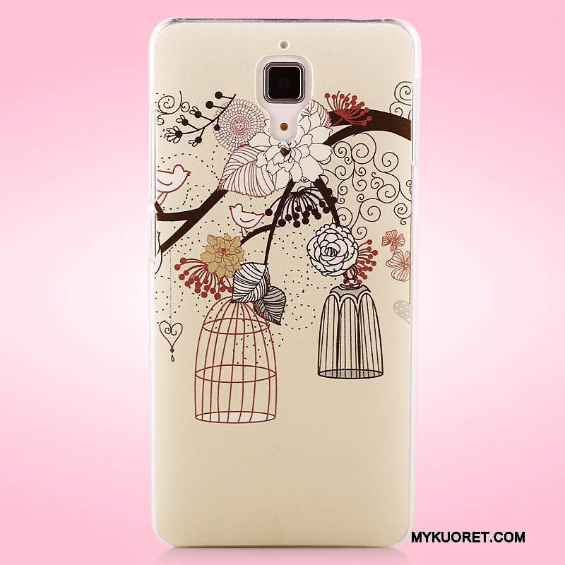 Kuori Mi 4 Monivärinen Kova Puhelimen Kuoret, Kotelo Mi 4 Suojaus Pieni