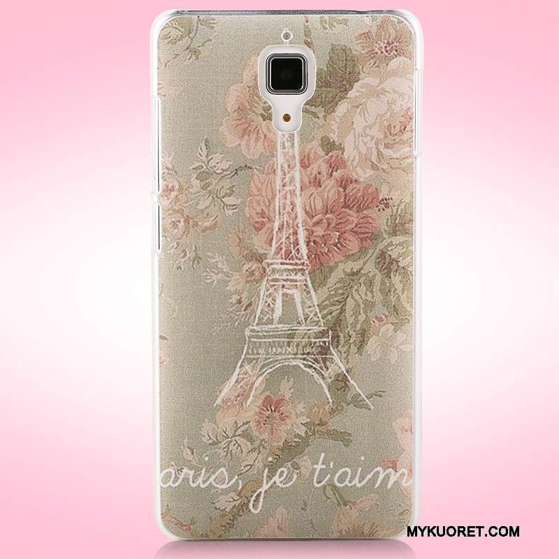 Kuori Mi 4 Monivärinen Kova Puhelimen Kuoret, Kotelo Mi 4 Suojaus Pieni