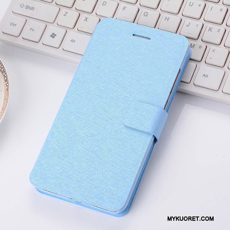 Kuori Mi 4 Nahka Puhelimen Kuoret Sininen, Kotelo Mi 4 Suojaus Pieni Murtumaton