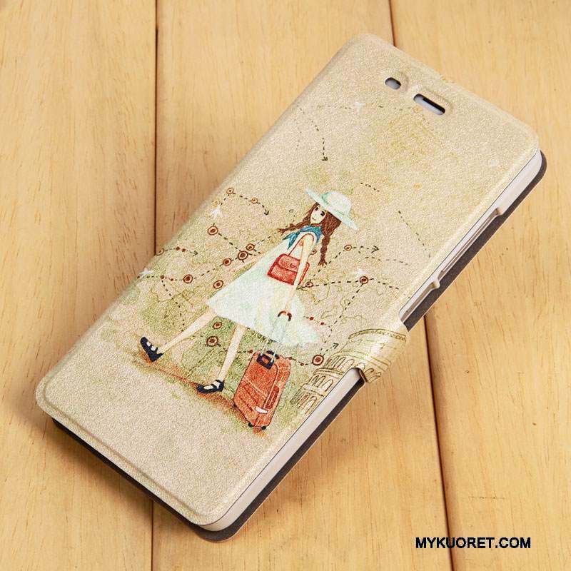 Kuori Mi 4 Nahka Trendi Vihreä, Kotelo Mi 4 Maalaus Pieni Puhelimen Kuoret