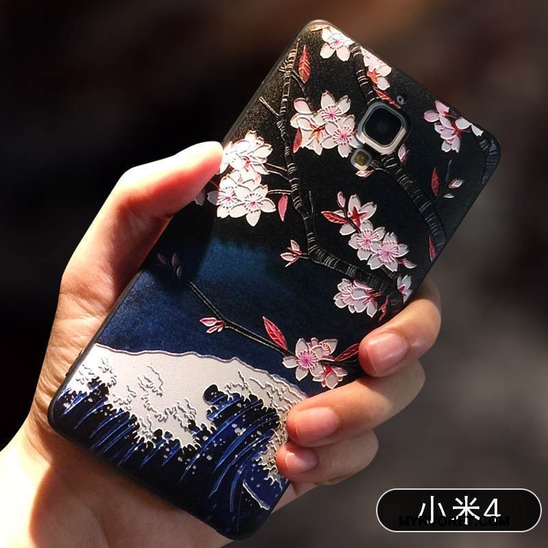 Kuori Mi 4 Pehmeä Neste Jauhe Pesty Suede, Kotelo Mi 4 Luova Ohut Pieni