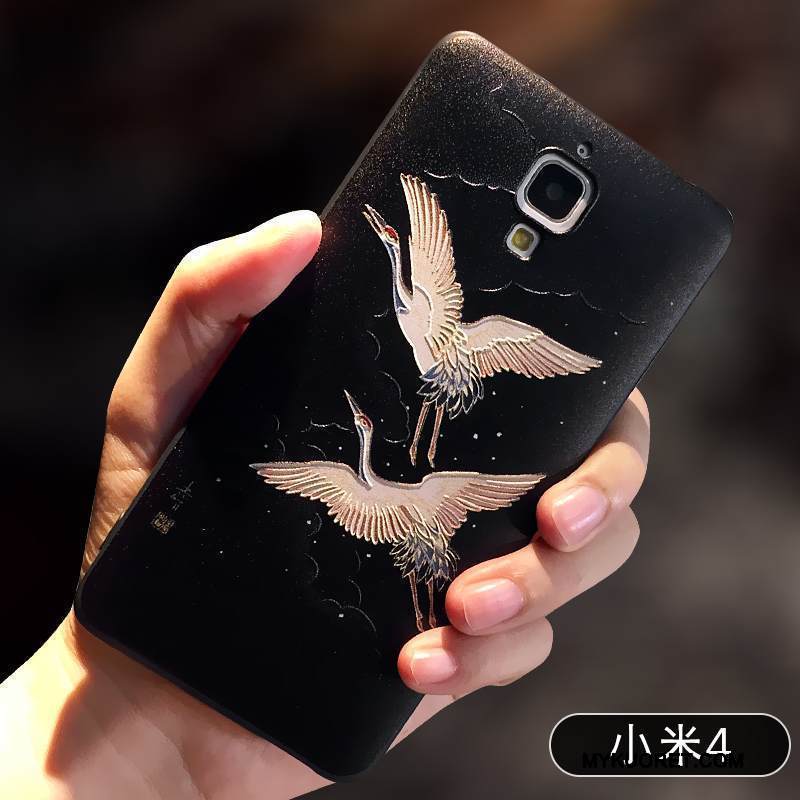 Kuori Mi 4 Pehmeä Neste Jauhe Pesty Suede, Kotelo Mi 4 Luova Ohut Pieni