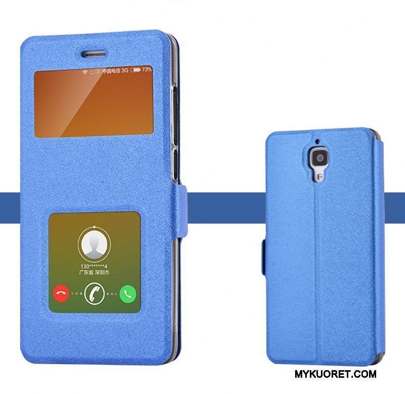 Kuori Mi 4 Pehmeä Neste Murtumaton Puhelimen Kuoret, Kotelo Mi 4 Suojaus Pieni Kulta