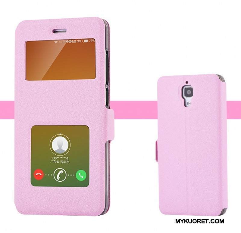 Kuori Mi 4 Pehmeä Neste Murtumaton Puhelimen Kuoret, Kotelo Mi 4 Suojaus Pieni Kulta