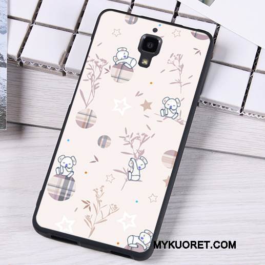 Kuori Mi 4 Pehmeä Neste Pieni Puhelimen Kuoret, Kotelo Mi 4 Laukut Musta Murtumaton