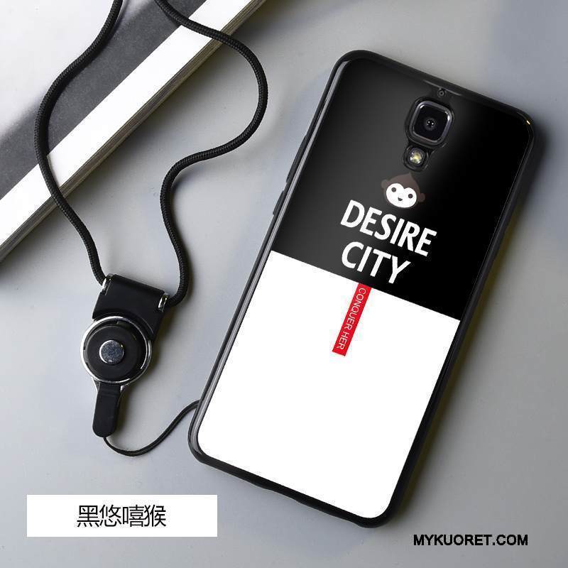 Kuori Mi 4 Pehmeä Neste Pieni Valkoinen, Kotelo Mi 4 Silikoni Musta Puhelimen Kuoret