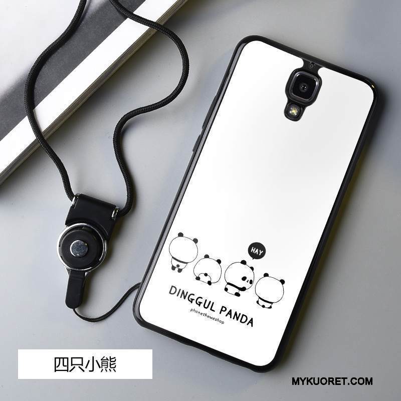 Kuori Mi 4 Pehmeä Neste Pieni Valkoinen, Kotelo Mi 4 Silikoni Musta Puhelimen Kuoret