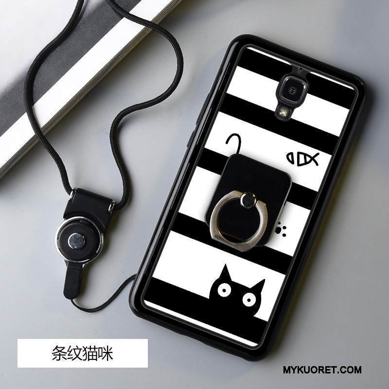 Kuori Mi 4 Pehmeä Neste Pieni Valkoinen, Kotelo Mi 4 Silikoni Musta Puhelimen Kuoret