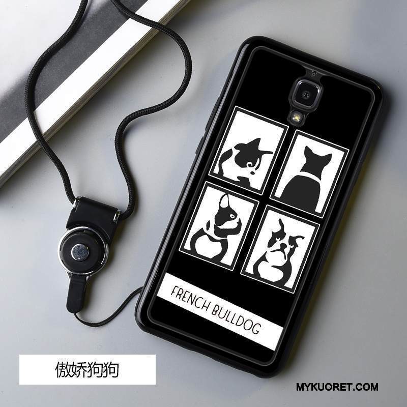 Kuori Mi 4 Pehmeä Neste Pieni Valkoinen, Kotelo Mi 4 Silikoni Musta Puhelimen Kuoret