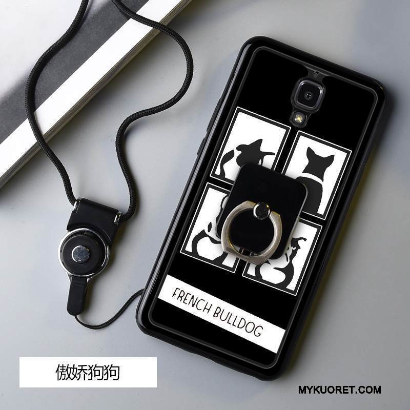 Kuori Mi 4 Pehmeä Neste Pieni Valkoinen, Kotelo Mi 4 Silikoni Musta Puhelimen Kuoret