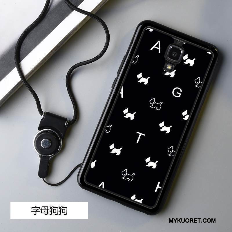 Kuori Mi 4 Pehmeä Neste Pieni Valkoinen, Kotelo Mi 4 Silikoni Musta Puhelimen Kuoret