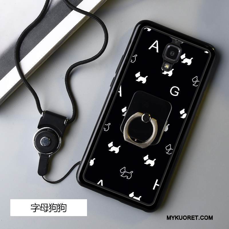 Kuori Mi 4 Pehmeä Neste Pieni Valkoinen, Kotelo Mi 4 Silikoni Musta Puhelimen Kuoret