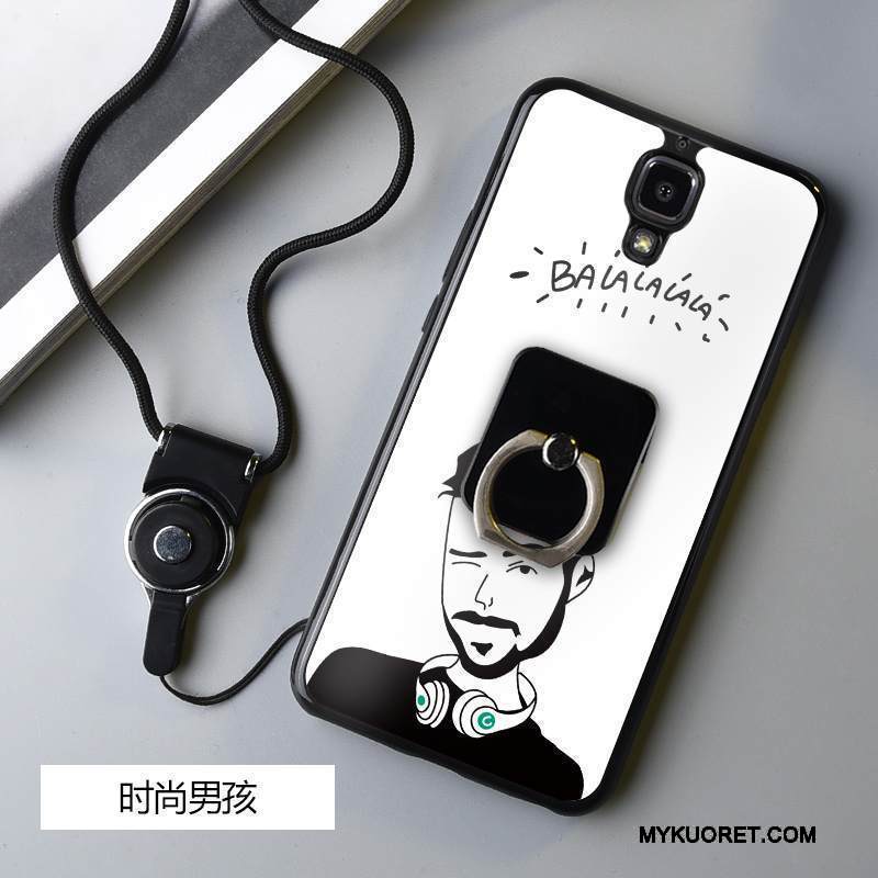 Kuori Mi 4 Pehmeä Neste Pieni Valkoinen, Kotelo Mi 4 Silikoni Musta Puhelimen Kuoret