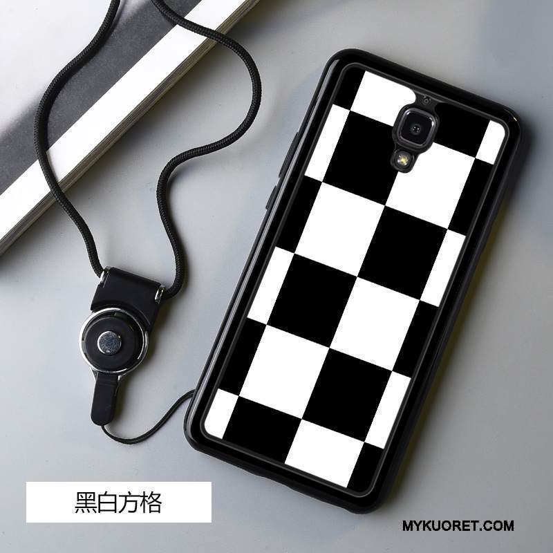 Kuori Mi 4 Pehmeä Neste Pieni Valkoinen, Kotelo Mi 4 Silikoni Musta Puhelimen Kuoret