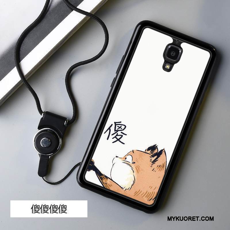 Kuori Mi 4 Pehmeä Neste Pieni Valkoinen, Kotelo Mi 4 Silikoni Musta Puhelimen Kuoret