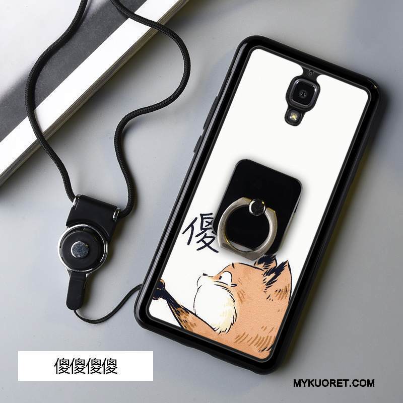 Kuori Mi 4 Pehmeä Neste Pieni Valkoinen, Kotelo Mi 4 Silikoni Musta Puhelimen Kuoret