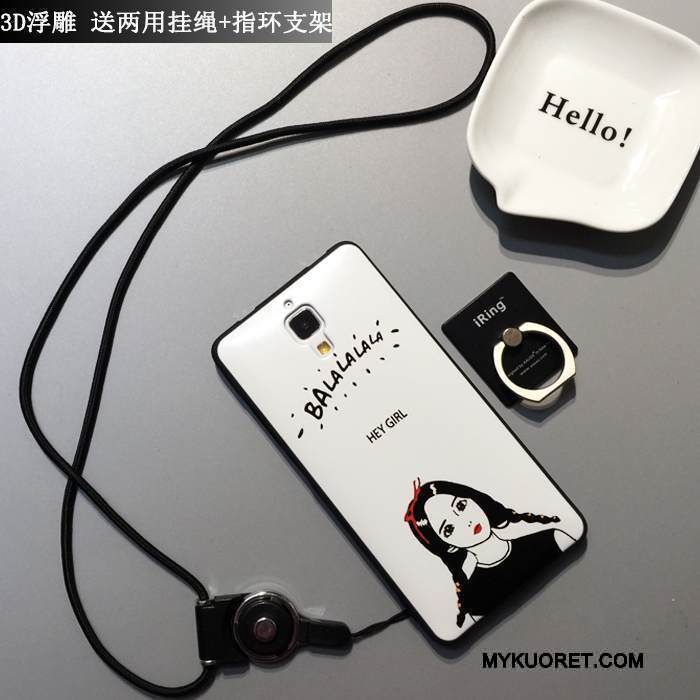 Kuori Mi 4 Sarjakuva Ihana Yksinkertainen, Kotelo Mi 4 Silikoni Murtumaton Persoonallisuus