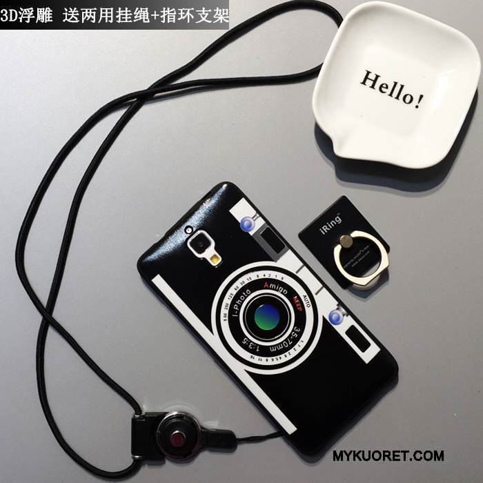 Kuori Mi 4 Sarjakuva Ihana Yksinkertainen, Kotelo Mi 4 Silikoni Murtumaton Persoonallisuus