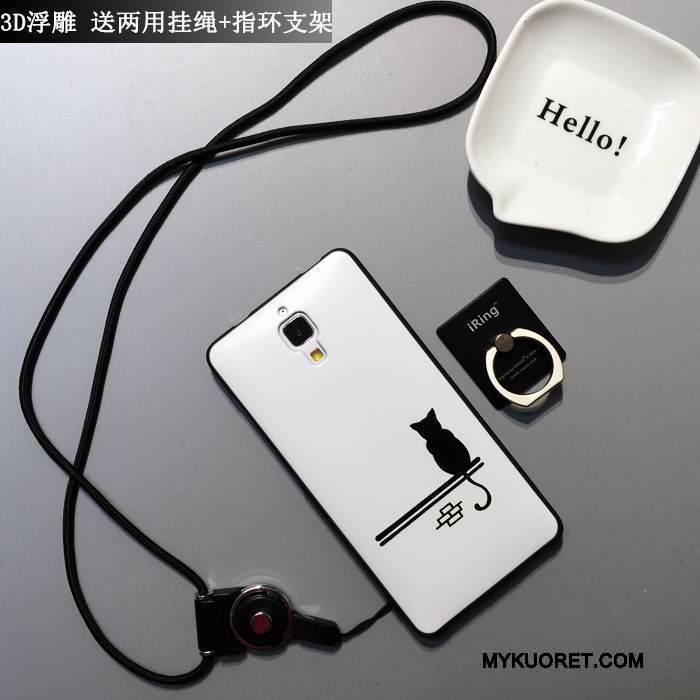 Kuori Mi 4 Sarjakuva Ihana Yksinkertainen, Kotelo Mi 4 Silikoni Murtumaton Persoonallisuus