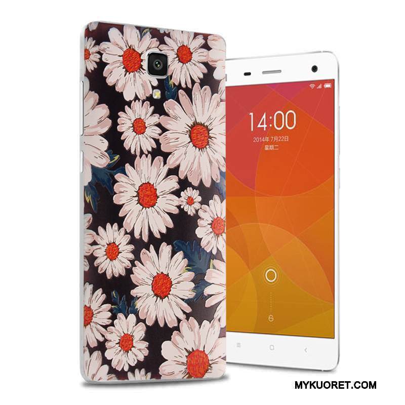 Kuori Mi 4 Sarjakuva Pieni Takakansi, Kotelo Mi 4 Kohokuviointi Puhelimen Kuoret Violetti