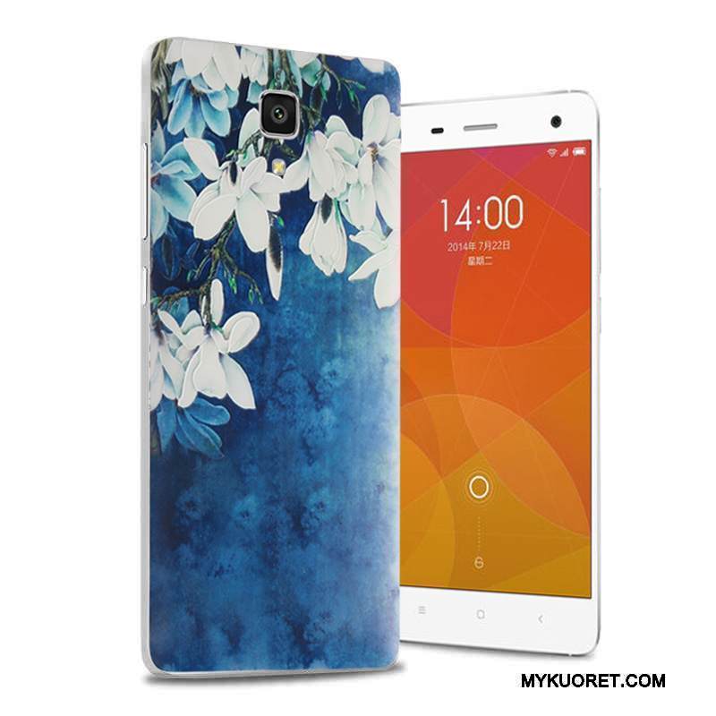 Kuori Mi 4 Sarjakuva Pieni Takakansi, Kotelo Mi 4 Kohokuviointi Puhelimen Kuoret Violetti