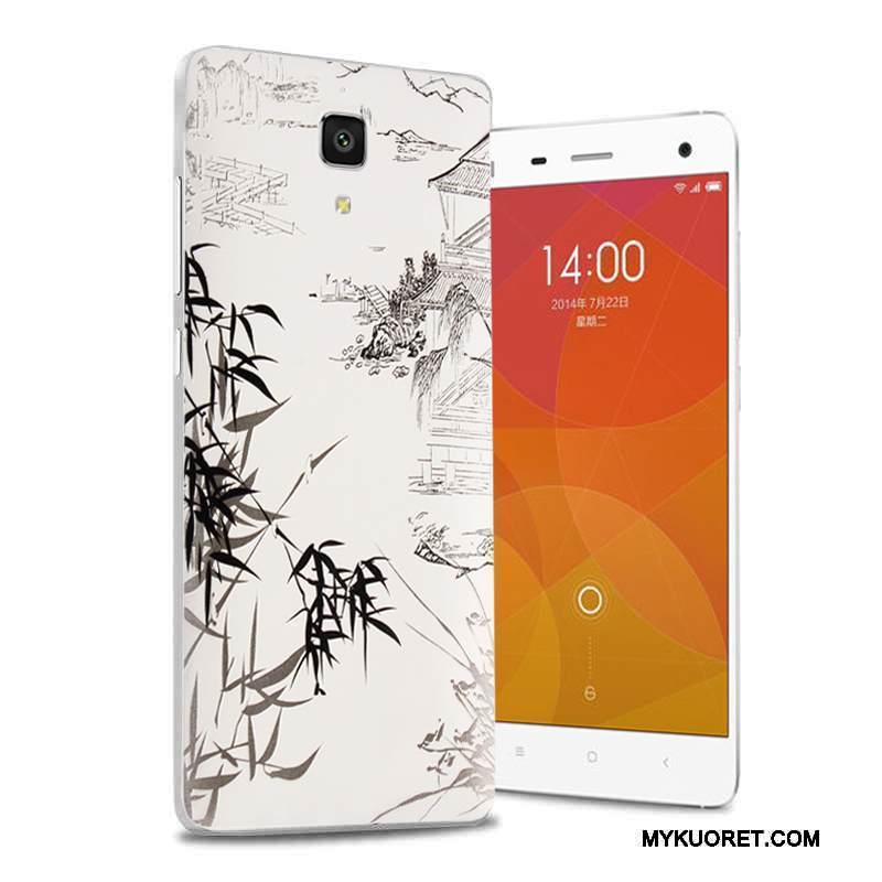 Kuori Mi 4 Sarjakuva Pieni Takakansi, Kotelo Mi 4 Kohokuviointi Puhelimen Kuoret Violetti