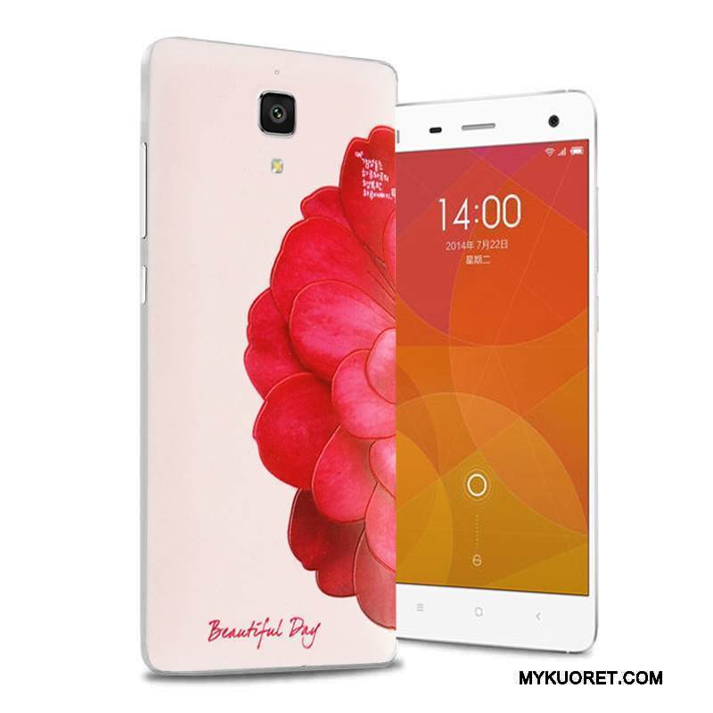 Kuori Mi 4 Sarjakuva Pieni Takakansi, Kotelo Mi 4 Kohokuviointi Puhelimen Kuoret Violetti